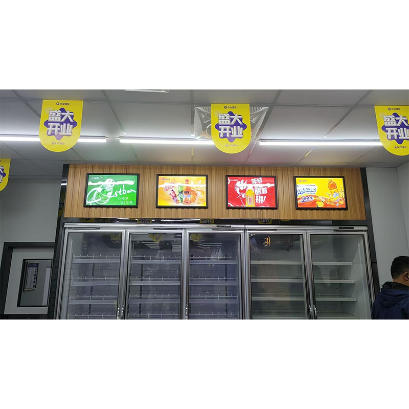 Customized Ultra-Thin Energy-Saving Light Box Billboard Wall-Mounted Tempered Glass Convenience Store Sign Menu LEDLight