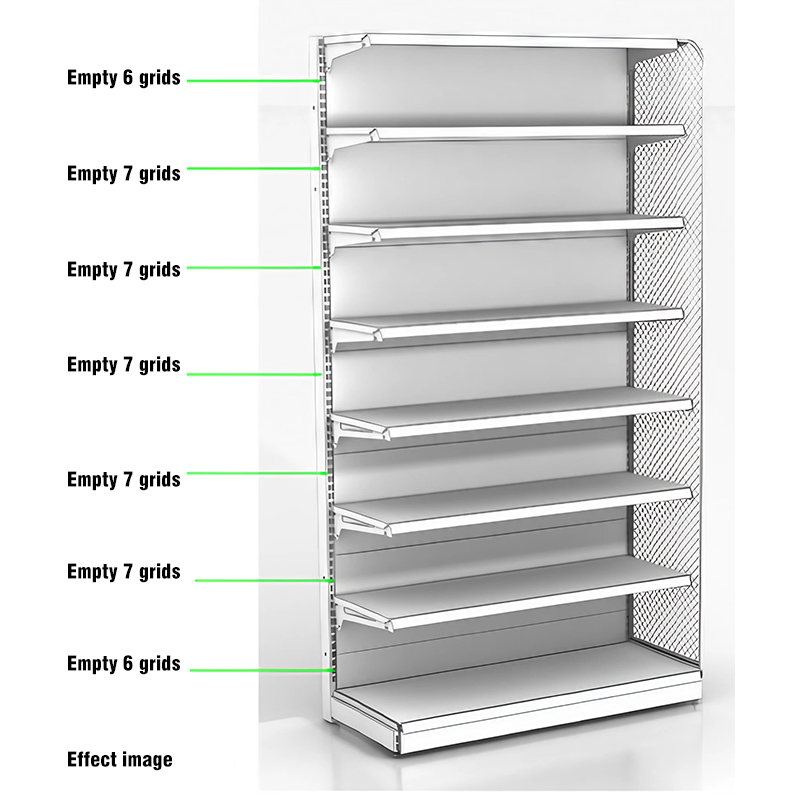 Factory Direct Supply Zhao Yiming Chain Supermarket Convenience Store Shelves Small Supermarket Commodity Shelves Can Be Customized Japanese Style Shelves (Single Set)