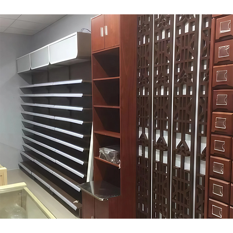 Factory Direct Supply Zhao Yiming Chain Supermarket Convenience Store Shelves Small Supermarket Commodity Shelves Can Be Customized Japanese Style Shelves (Single Set)